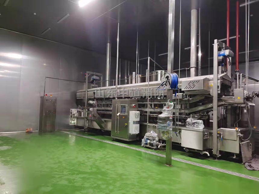濰坊油炸機二氧化碳滅火裝置自動滅火系統的構成