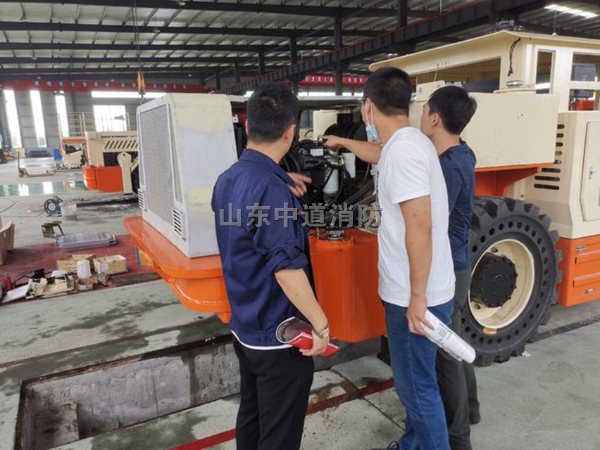 礦車水基自動滅火系統的特征
