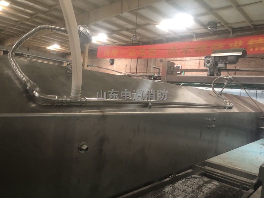 油炸機高壓二氧化碳自動滅火裝置的設計方案
