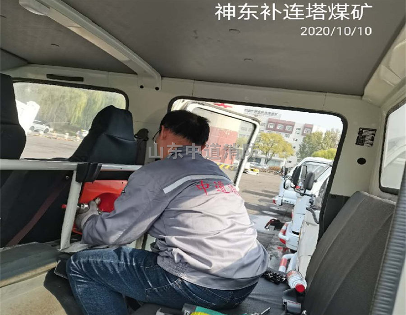 金礦煤礦等礦用車輛自動滅火系統的組成