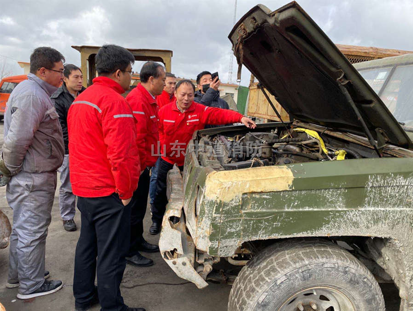 山西水基型煤礦車輛發動機艙自動滅火裝置的運行原理